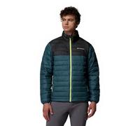 Columbia Powder Lite 2 - Chaqueta acolchada para hombre, azul verdoso, tiburón, talla L
