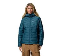 Columbia Powder Lite 2 - Chaqueta con capucha para mujer, chaqueta acolchada con capucha Everblue, talla XXL