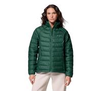 Columbia Powder Lite 2 - Chaqueta con cremallera completa para mujer, chaqueta acolchada, bosque lluvioso, talla L