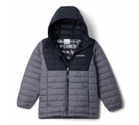 Columbia - Powder Lite 2 Hooded Jacket, Chaqueta acolchada con capucha Niños, City Grey/Black, 2090023