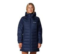 Columbia Powder Lite 2 Mid-Chaqueta Acolchada, Azul Marino, L para Mujer