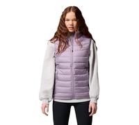 Columbia Powder Lite 2 Vest, Chaleco Acolchado Mujer, Púrpura pizarra, XS
