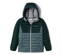 Columbia Powder Lite Boys Hooded Jacket Chaqueta Acolchada Con Capucha para Niños