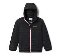Columbia Powder Lite Girls Hooded Jacket, Chaqueta Acolchada Con Capucha para Niñas, Negro (180), XL