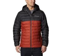 Columbia Powder Lite™ Hooded Jacket Chaqueta, Warp Red/Shark, L Hombre