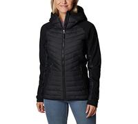 Columbia Powder Lite Hybrid Hooded Jacket Chaqueta, Negro, S para Mujer
