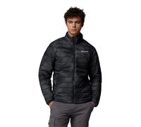 Columbia Powder Lite II Chaqueta Estampada, Tecnología Reflectante, Material Repelente al Agua, Capucha Ajustable, Bolsillos Seguros, Aislamiento Ecológico - Hombre