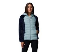 Columbia Powder Lite II Sherpa Chaqueta Híbrida, Reflectante Omni-Heat, Repelente Omni-Shield, Aislamiento Ecológico, Bolsillos Seguros, Mentonera, Ribete Flexible - Mujer