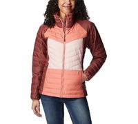 Columbia Powder Lite Jacket, Chaqueta Acolchada para Mujer, Beetroot/Faded Peach/Dusty Pink, Talla S