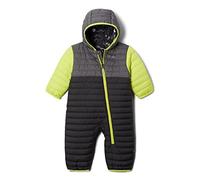 Columbia Powder Lite Reversible Bunting, Mono De Nieve para Junior Unisex, Shark/City Grey/Radiation, Talla 18/24