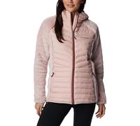 Columbia Powder Lite Sherpa Hybrid Jacket, Chaqueta Acolchada para Mujer, Dusty Pink, Talla S