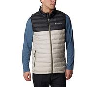 Columbia Powder Lite Vest Chaleco Acolchado, Dark Stone/Shark, L Hombre
