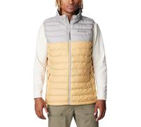 Columbia Powder Lite Vest Chaleco Acolchado, Light Camel/Flint Grey, S Hombre