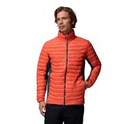 Columbia Powder Pass - Chaqueta híbrida para hombre, chaqueta acolchada, Zing, Shark, S