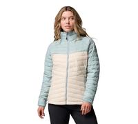 Columbia Powder Pass Chaqueta, Resistente al Agua, Aislamiento Ecológico, Dobladillo Ajustable, Bolsillos Seguros, Mentonera - Mujer