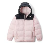 Columbia - Puffect Hooded Jacket, Chaqueta acolchada con capucha Niños unisex, Satin Pink/Black, 2096273