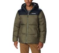 Columbia Puffect Hooded Jacket Chaqueta, Piedra Verde, Bl, XX-Large para Hombre