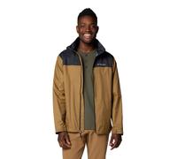 Columbia Rain Jacket Glennaker Lake II-Chaqueta Impermeable, Delta/Negro, L para Hombre
