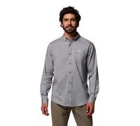 Columbia Rapid Rivers II - Camisa de Manga Larga para Hombre, Opaca, Oxford Azul Marino Universitario, S