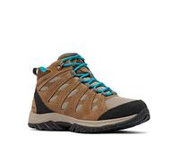 Columbia Redmond 3 Mid WP, Botas Montaña De Senderismo Y Trekking, Mujer, Verde (Khaki II/Sea Level), 38.5 EU