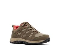 Columbia Redmond 3 WP, Zapatillas de senderismo y trekking, Mujer, Pebble Red Coral 2023, 41.5 EU