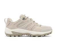 Columbia Redmond 4 Low WP - Zapatos de Senderismo y Senderismo de Talle bajo para Mujer, Color Gris Pardo Suave/Arena Clara, Talla 8.5