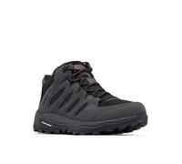 Columbia Redmond IV Mid Waterproof, Botas Senderismo de Altura Media Hombre, Black, Mountain Red, 43 EU