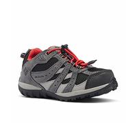 Columbia Redmond WP, Zapatillas de senderismo y trekking, Unisex niños, Black Flame Toddler, 30 EU