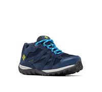 Columbia Redmond WP, Zapatillas de senderismo y trekking, Unisex niños, Collegiate Navy Laser Lemon Toddler, 25 EU