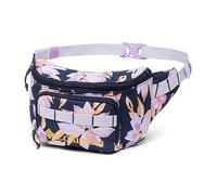 Columbia Riñonera unisex en zigzag, Poinsettia nocturna oscura, talla única