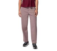 Columbia ROC - Pantalón de Pierna Recta para Mujer, Pantalones de Senderismo, Hierro, Talla 14 Regular