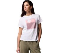 COLUMBIA Rolling Bend Graphic Ss - Mujer - Blanco / Rosa - talla M- modelo 2026
