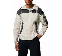 Columbia - Ropa de senderismo - Challenger II Windbreaker Dark Stone Shark de Softshell - Talla XXL - Beige Beige XXL