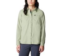Columbia - Ropa de senderismo mujer - Silver Ridge 3.0 Eur LS Safari para Mujer - Talla XL - Verde Verde XL