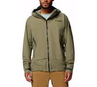 Columbia - Ropa de senderismo - Saudan Pro 3L Shell Stone Green - Talla XL - Verde Verde XL