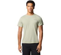 Columbia - Ropa de senderismo - Zero Rules Light SS Crew Safari - Talla M - Verde Verde M
