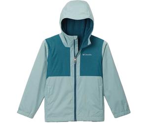Columbia - Ropa para niños - Rainy Trails II Fleece Lined Jacket Crushed Blue Everblue Slub - Talla Infantil 154,5-158,5 cm - Azul Azul 154.5-158.5 cm