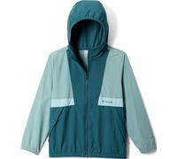 Columbia - Ropa para niños - Spire Valley Windbreaker Crushed Blue Everblue Marine Light de Softshell - Talla Infantil S - Azul Azul S