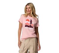Columbia Ruby Springs Camiseta Ajustada Gráfica de Manga Corta, Una Camiseta Cómoda Que Se Mueve Contigo, Absorbe el Sudor, Elegante, Diseño Listo para la Aventura - Mujer