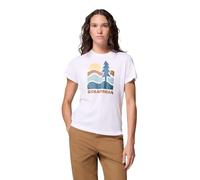 Columbia Ruby Springs Camiseta Ajustada Gráfica de Manga Corta, Una Camiseta Cómoda Que Se Mueve Contigo, Absorbe el Sudor, Elegante, Diseño Listo para la Aventura - Mujer