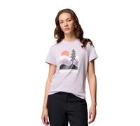Columbia Ruby Springs - Camiseta de Manga Corta Ajustada de Manga Corta para Mujer, Color Perla Lavanda, Talla M