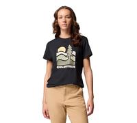 COLUMBIA Ruby Springs Graphic Fitted Ss - Mujer - Negro - talla M- modelo 2026