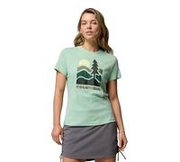 Columbia Ruby Springs Graphic - Camiseta de Manga Corta Ajustada de Manga Corta para Mujer (Paquete de 1)