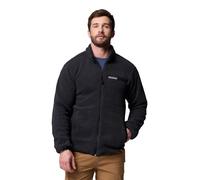 Columbia Rugged Ridge High Pile - Chaqueta de forro polar con cremallera completa para hombre, color negro, talla XXL