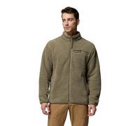 Columbia Rugged Ridge High Pile - Chaqueta de forro polar con cremallera completa para hombre, color verde piedra, talla S