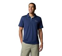 Columbia Sage Peak - Polo de Punto para Hombre, Dark Mountain Heather, 4X, Dark Mountain Heather, 4X