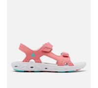 Columbia Youth Techsun Vent Sandalias De Senderismo Y Trekking para Unisex niños, Rojo (Wild Salmon x Dolphin), 33 EU