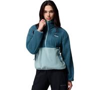 Columbia Sequoia Grove - Forro Polar con Medio Cierre para Mujer, Color Azul Everblue, Azul aplastado, Talla M