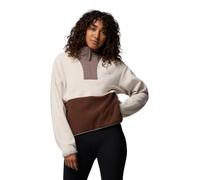 Columbia Sequoia Grove 2 - Forro polar con media cremallera para mujer, color piedra oscura/tabaco/hierro, talla L