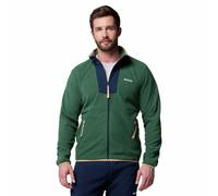 Columbia Sequoia Grove - Chaqueta de forro polar con cremallera completa para hombre, Rain Forest, azul marino universitario, talla M
